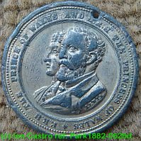 Opening Hastings Alexandra park 1882 medal